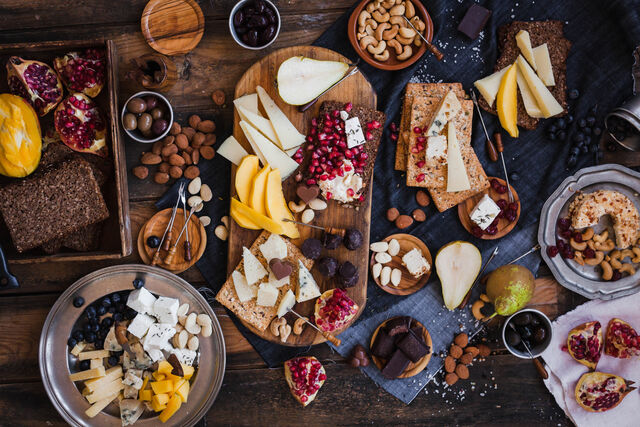 meidenavond snacktafel